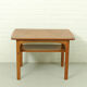 Mid Century Two-Tiered Teak Sidetable by Rasmus Solberg, Norway 1960s
