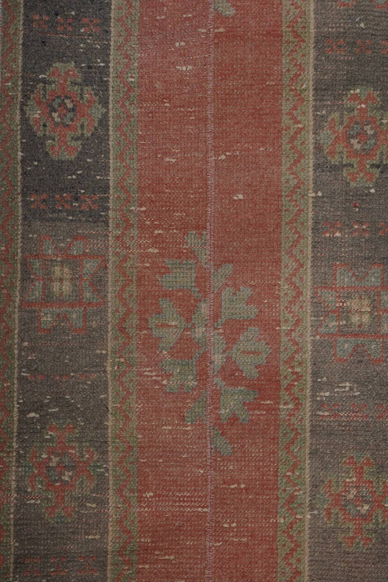 Vintage Turkish hallway rug 61x313 cm