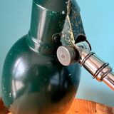 Bedside lamp from the 1950's, mid century table lamp with industrial style