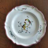 Decorative plate signed YR