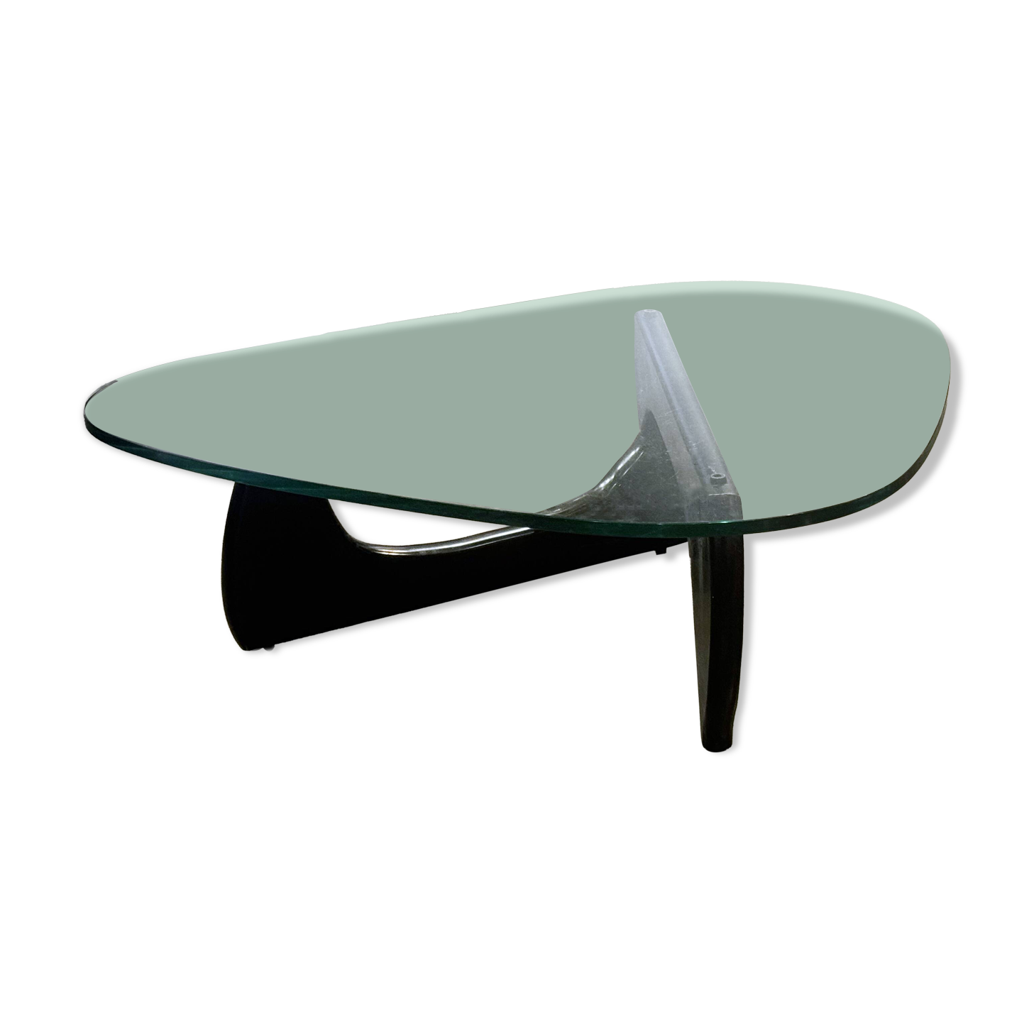 Noguchi coffee table - Vintage edition Herman Miller - 19mm glass
