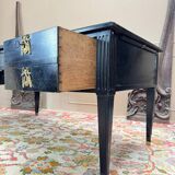 Large Louis XVI Period 18th Century Blackened Wood Flat Desk