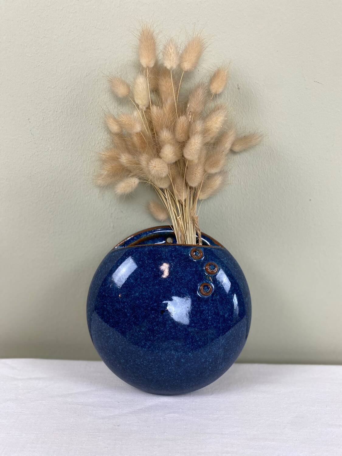 Handcrafted wall vase