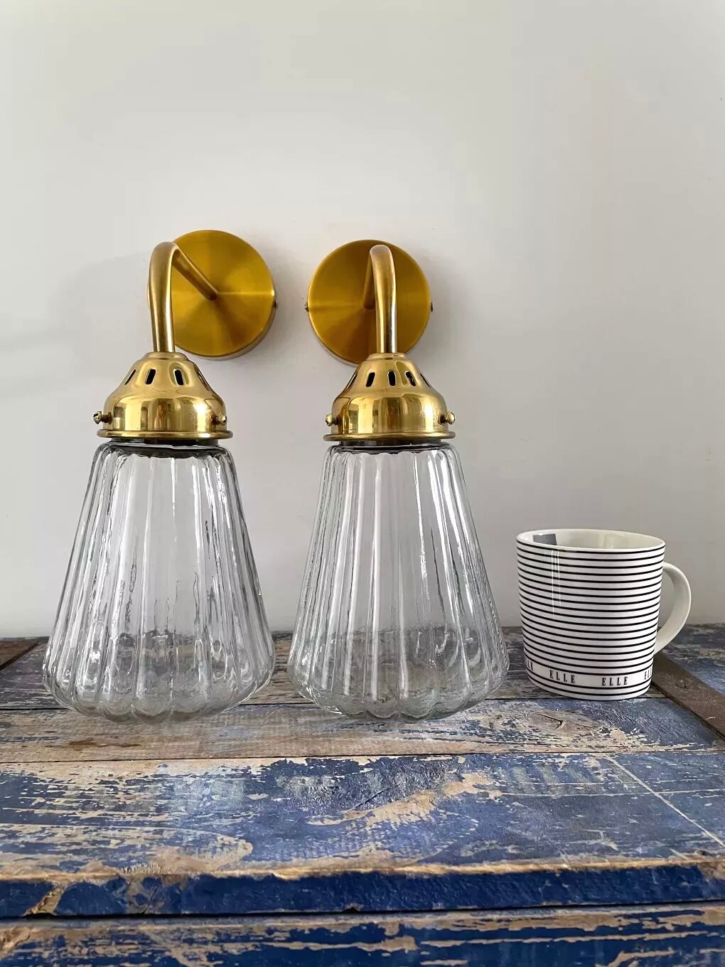 Pair of vintage wall lights