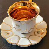 Tasse en céramique et or