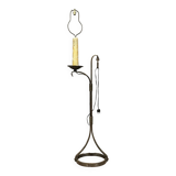 Jean-Pierre Ryckaert: wrought iron floor lamp in the shape of a torchiere circa 1950