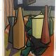 Nature morte à l'huile par Franco Prayer (1924) 60x50 cm