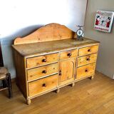 Buffet de cuisine en pin 1900