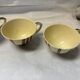 Ensemble de 4 tasses en faïence vintage