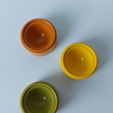 3 vintage Tupperware egg cups