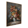 Oil on canvas flower bouquet