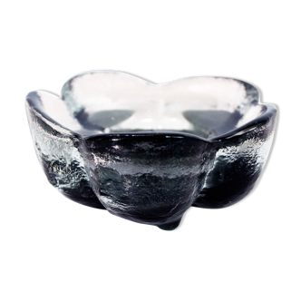 Scandinavian glass candle holder