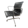 Leather office chair with chrome legs VITRA
