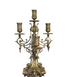 Chandelier en bronze doré xixème