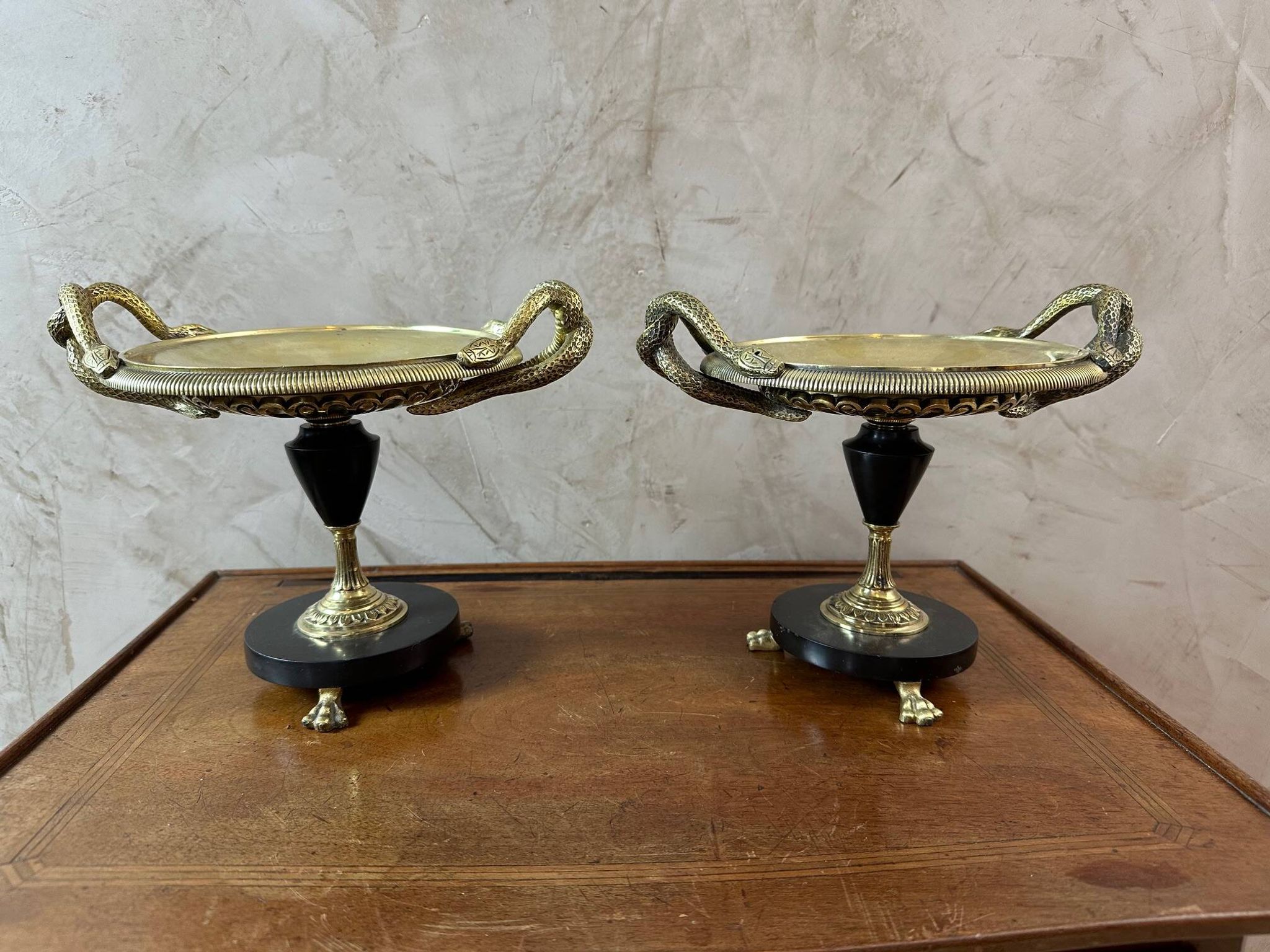 Pair of pharmacy casseroles