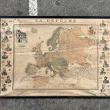 Map poster La Dépêche