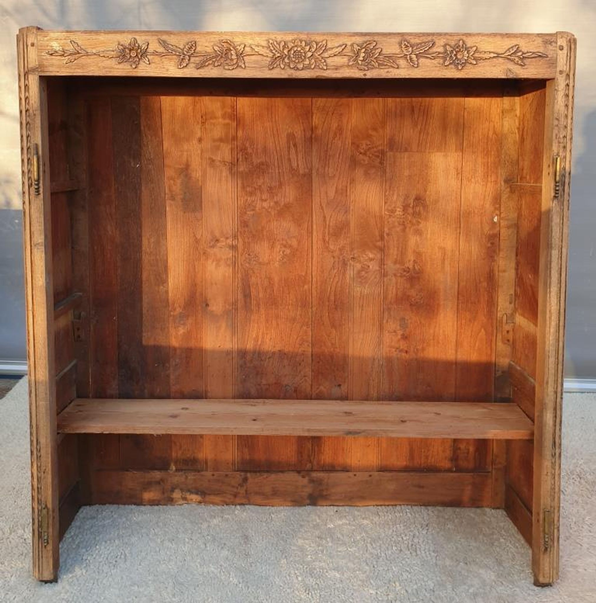Buffet 2 corps normand Louis XV pièce du  XVIIIe