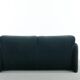 Maralunga 2seater sofa in dark grey striped fabrics by Vico Magistretti for Cassina