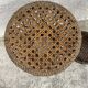 Paire de tabouret en rotin