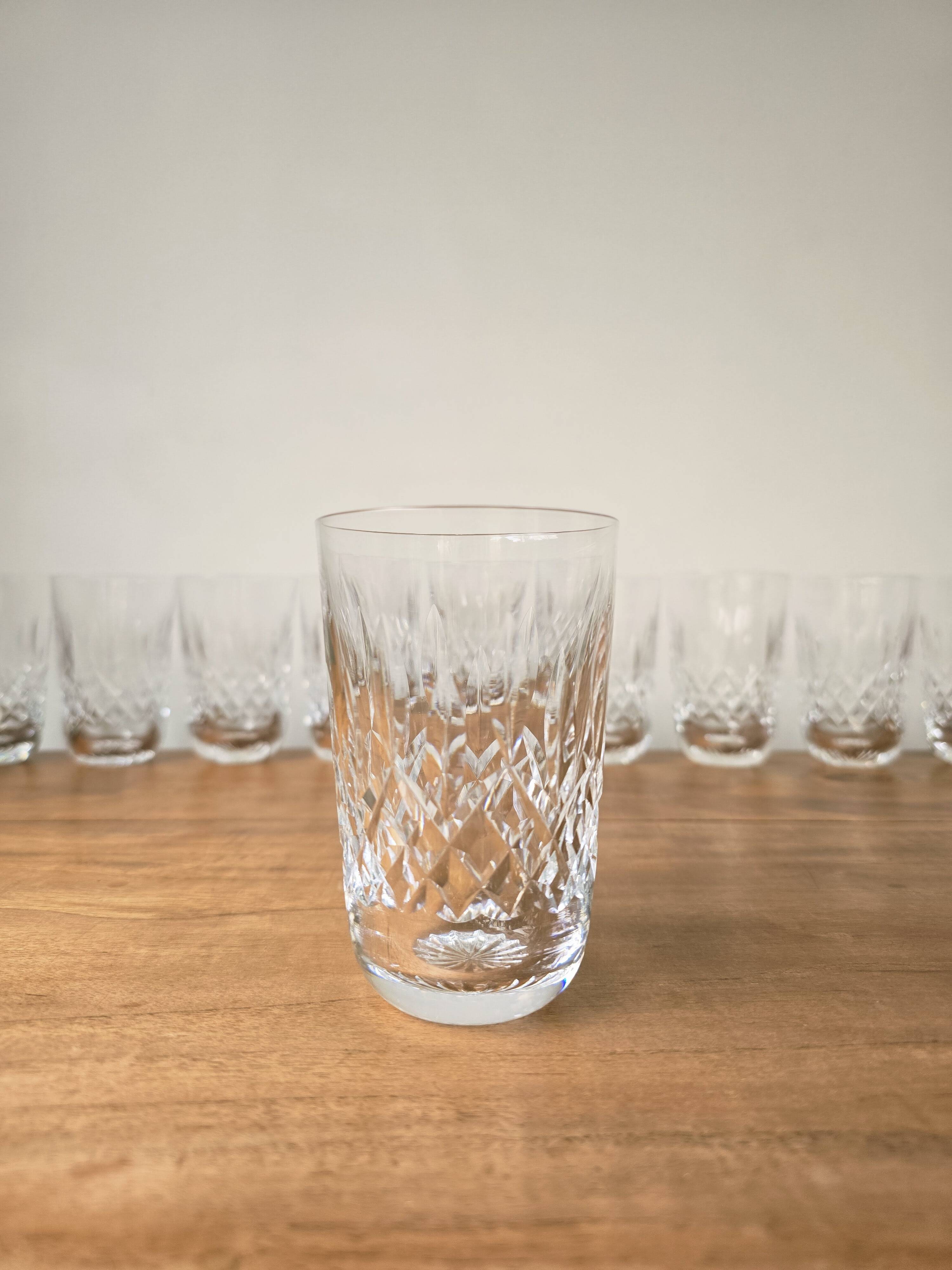 Ten-10 tumblers Waterford Lismore