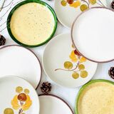 Set of 8 mismatched vintage dessert plates