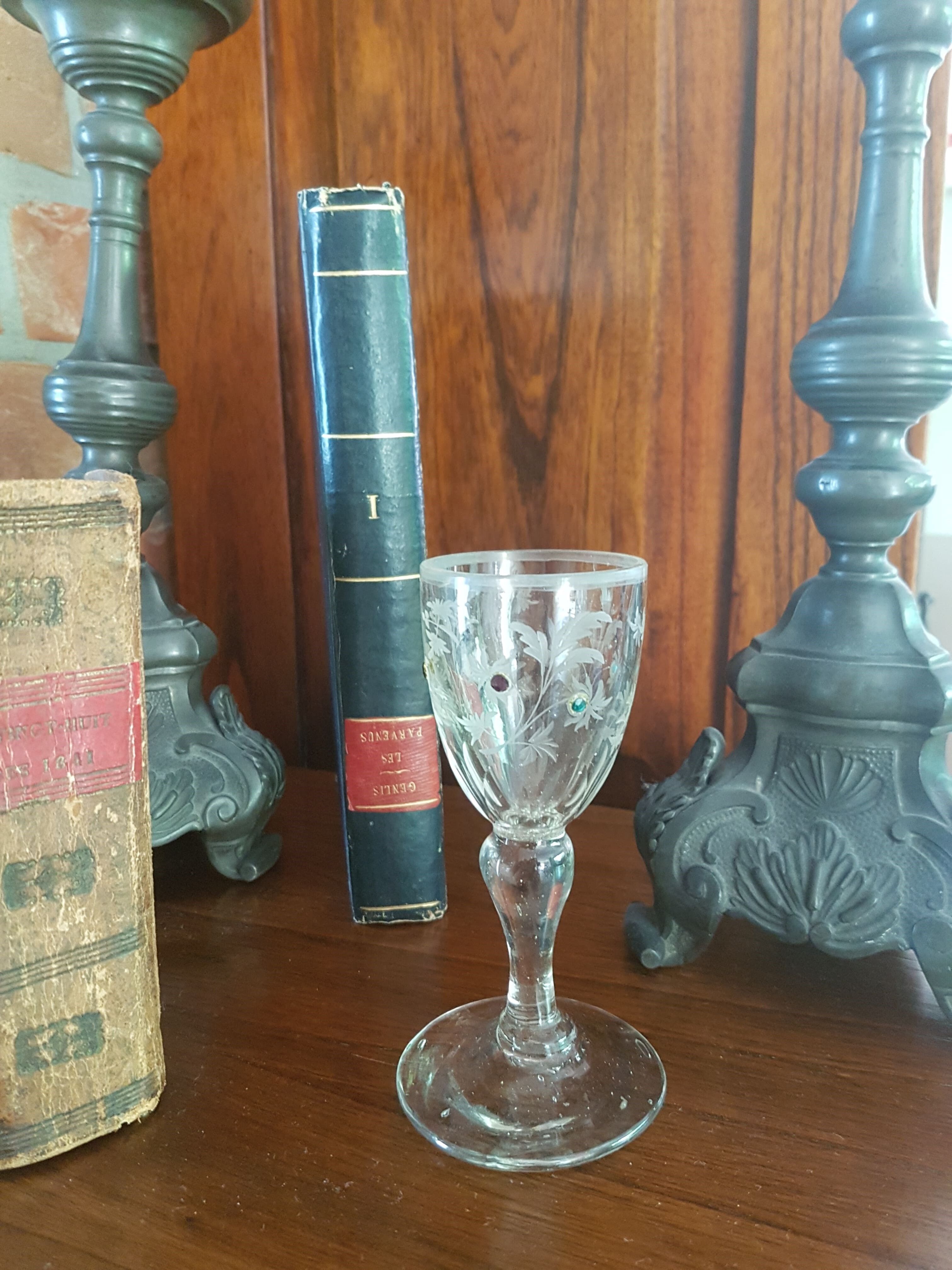 Antique stemmed glass - 17th/18th century