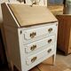 Wooden secretary chest of drawers