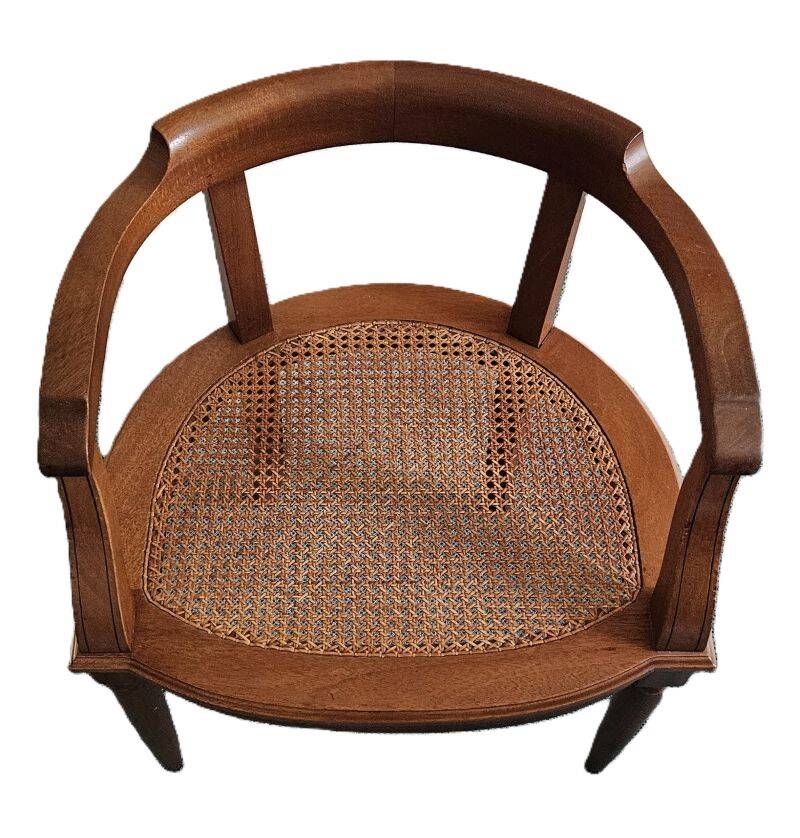 Fauteuil Gondole Assise Cannée