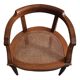 Fauteuil Gondole Assise Cannée