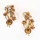 Stunning set of vintage Italian gilt florentine sconces by Biasca