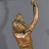 Regulate Lamp, Art Nouveau style, signed C.Rosa – Mid 20th century
