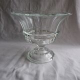 Cup on glass stand 22cm high