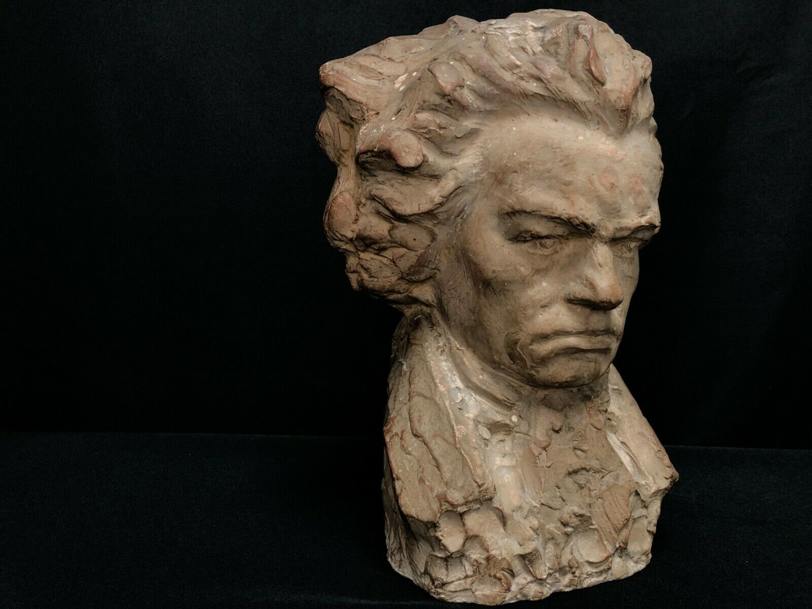 Terracotta bust representing Beethoven around 1930