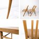 2pcs Chaise de café Chaise de bistrot Mid Century Vintage Café Bistro Streb