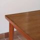 Table à manger scandinave extensible en teck années 60