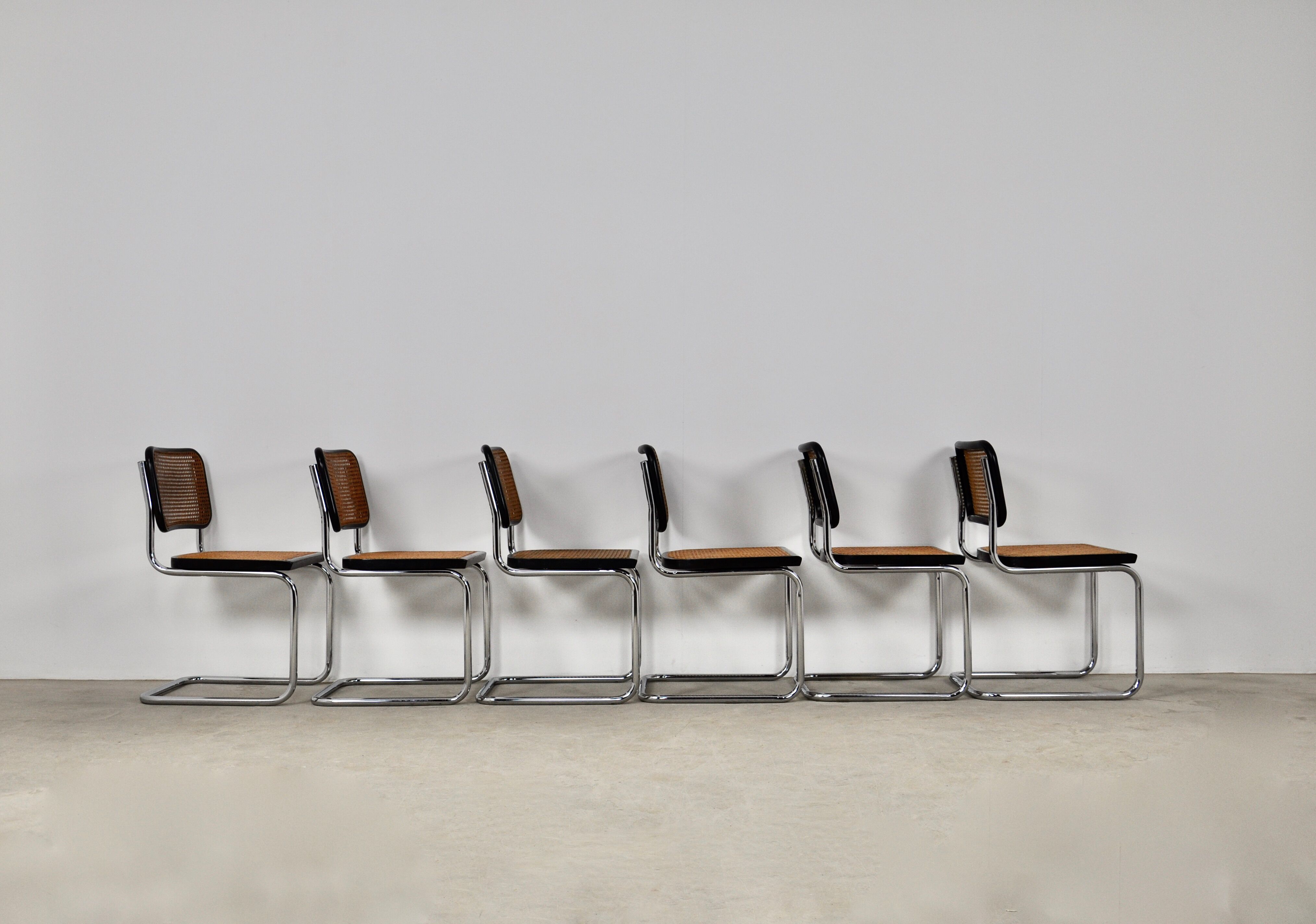 Set of 6 chairs B32 By Marcel Breuer
