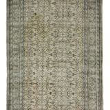 Tapis Oushak Authentique – Ton Gris & Beige, 161 x 240 cm