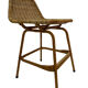 Vintage bar stool in rattan design Rohe 1960