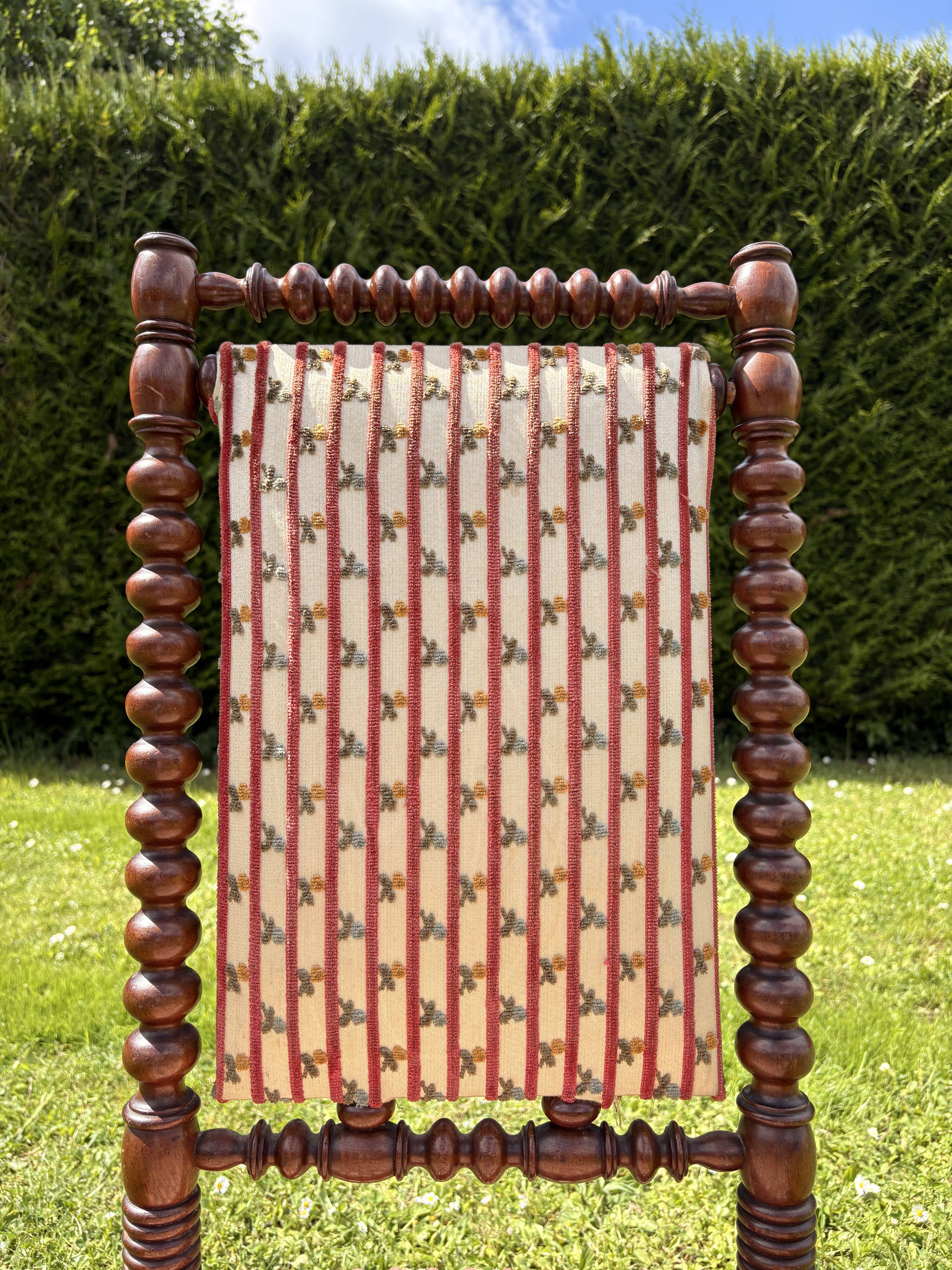 Napoleon III turned wood chair