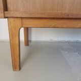 Danish sideboard, sliding doors, in oak