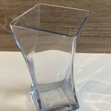 Twisted Square Glass Tealight Vase Decorative Art