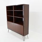 1960s Omann Jun Upcycled Bookcase Cabinet, Denmark