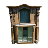 18th-eme s polychrome fir showcase