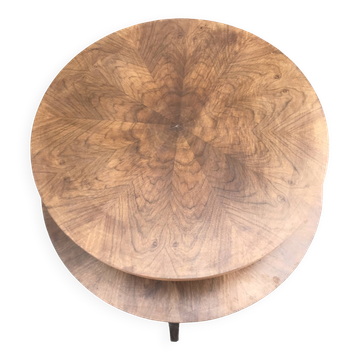 Desserte ronde 2 plateaux