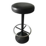 Black cast iron bar stool