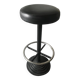 Black cast iron bar stool