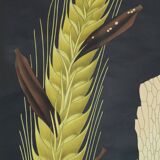 Large Vintage School Map Ergot Fungus Jung Koch Quentell
