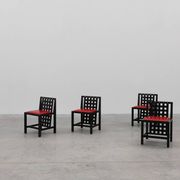 Set of 4 DS3 Dining Chairs by Charles Rennie Mackintosh for Atelier interna