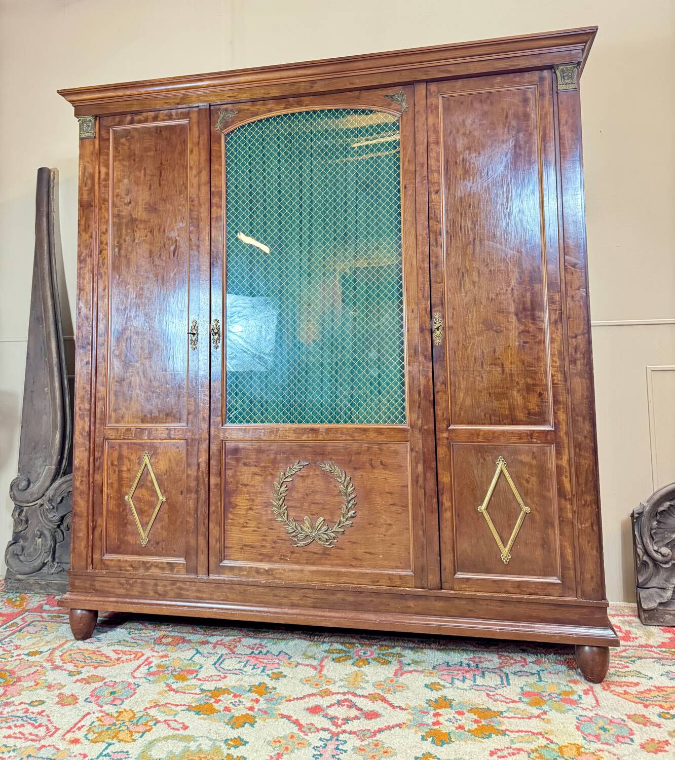 19th Century Directoire Style Mahogany Bookcase