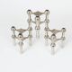 Stoff Nagel candle holder